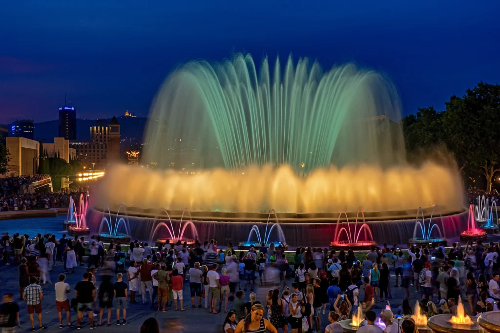 montjuic fountain