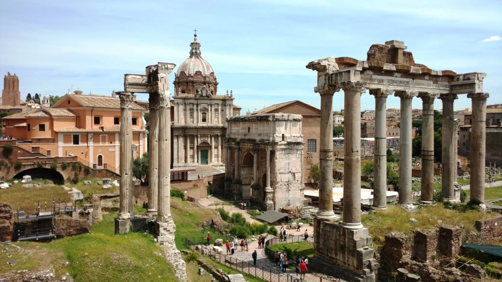 roman forum family visit